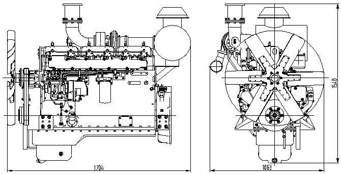 上柴發(fā)電機SC15G500D2技術(shù)參數