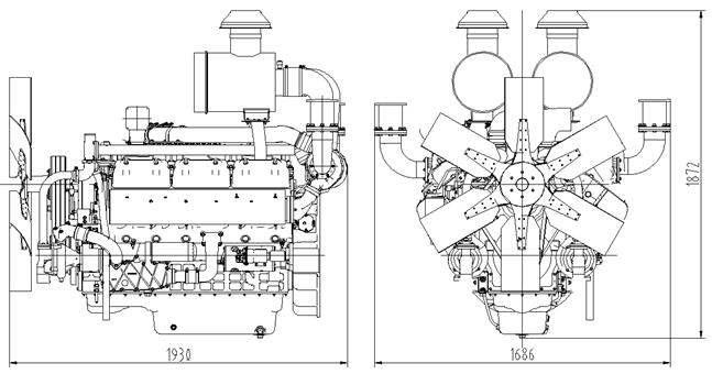 上柴發(fā)電機SC27G830D2技術(shù)參數