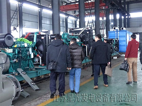 英山監獄發(fā)電機考察
