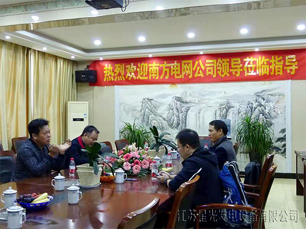 南方電網(wǎng)到星光公司參觀(guān)考察