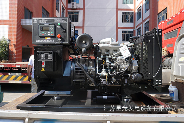 柴油發(fā)電機吊裝及排煙道的鋪設方式